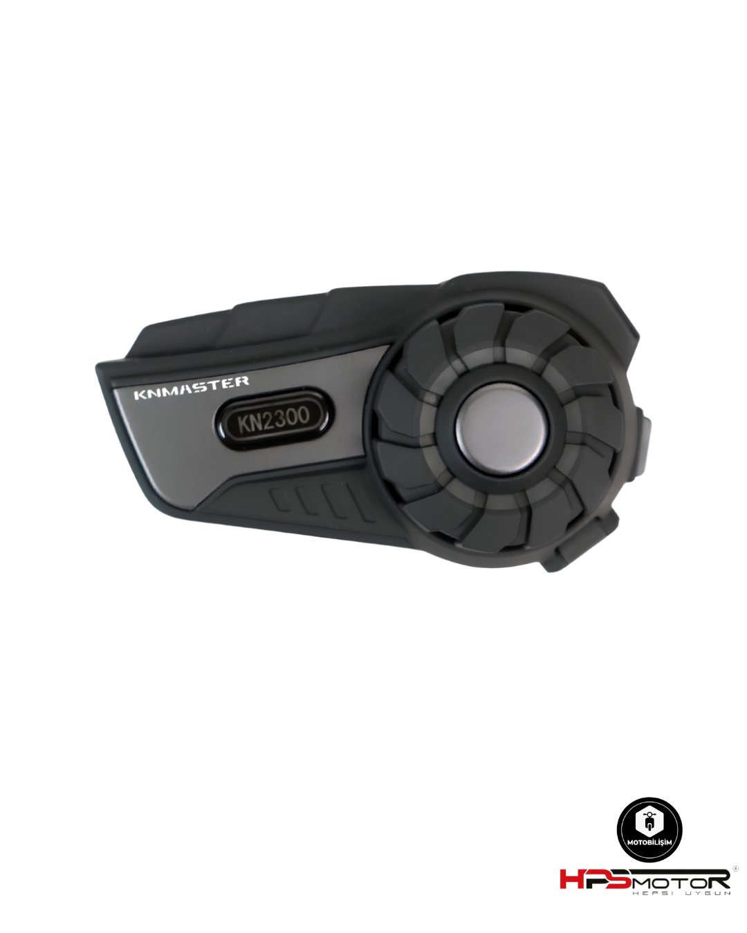 Knmaster KN2300 Motosiklet Kask İnterkom Bluetooth Intercom Kulaklık Seti Gri