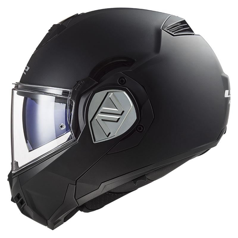 LS2 Advant Mat Siyah Çene Açılır Kask