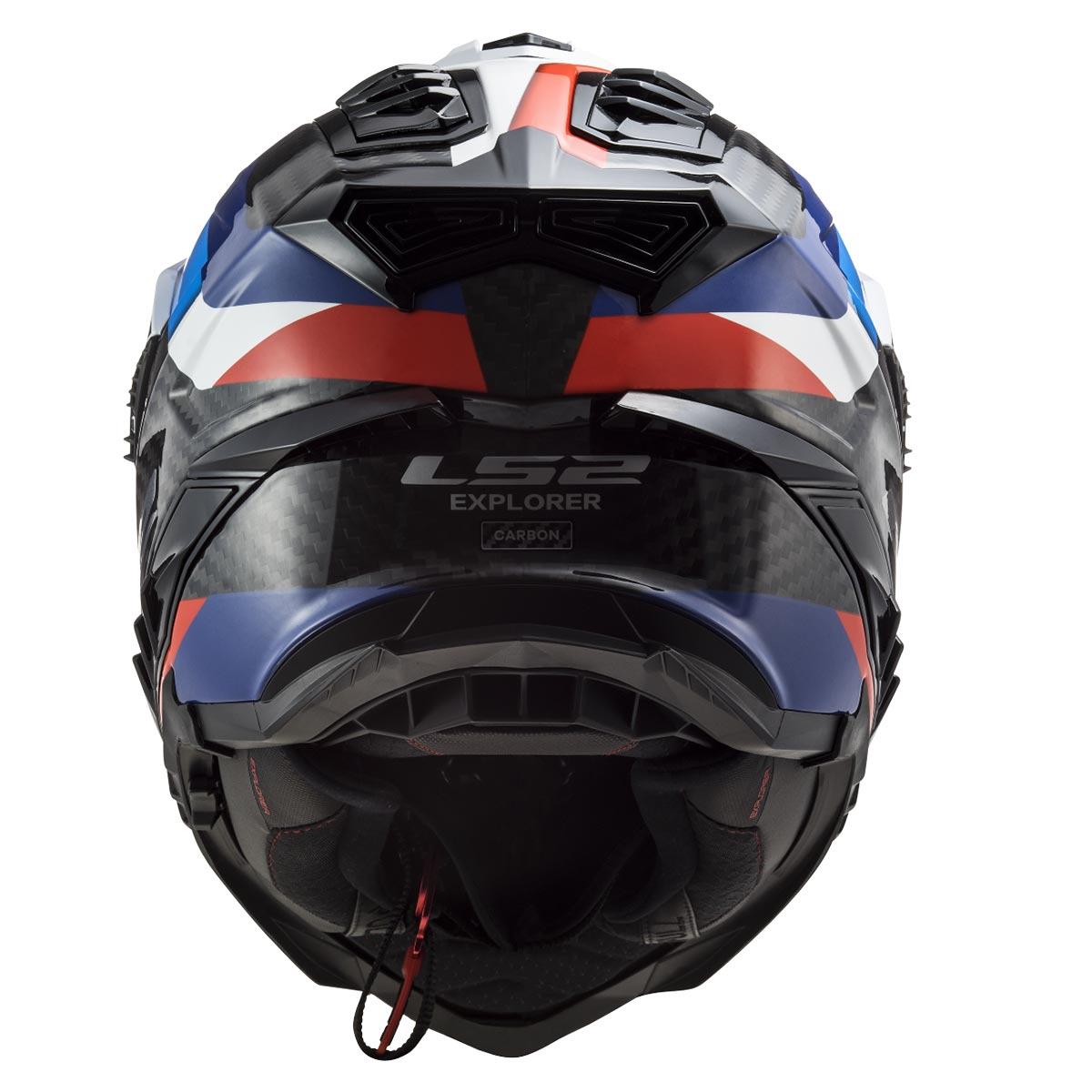 LS2 Explorer C Karbon Frontier Siyah-Mavi Kask