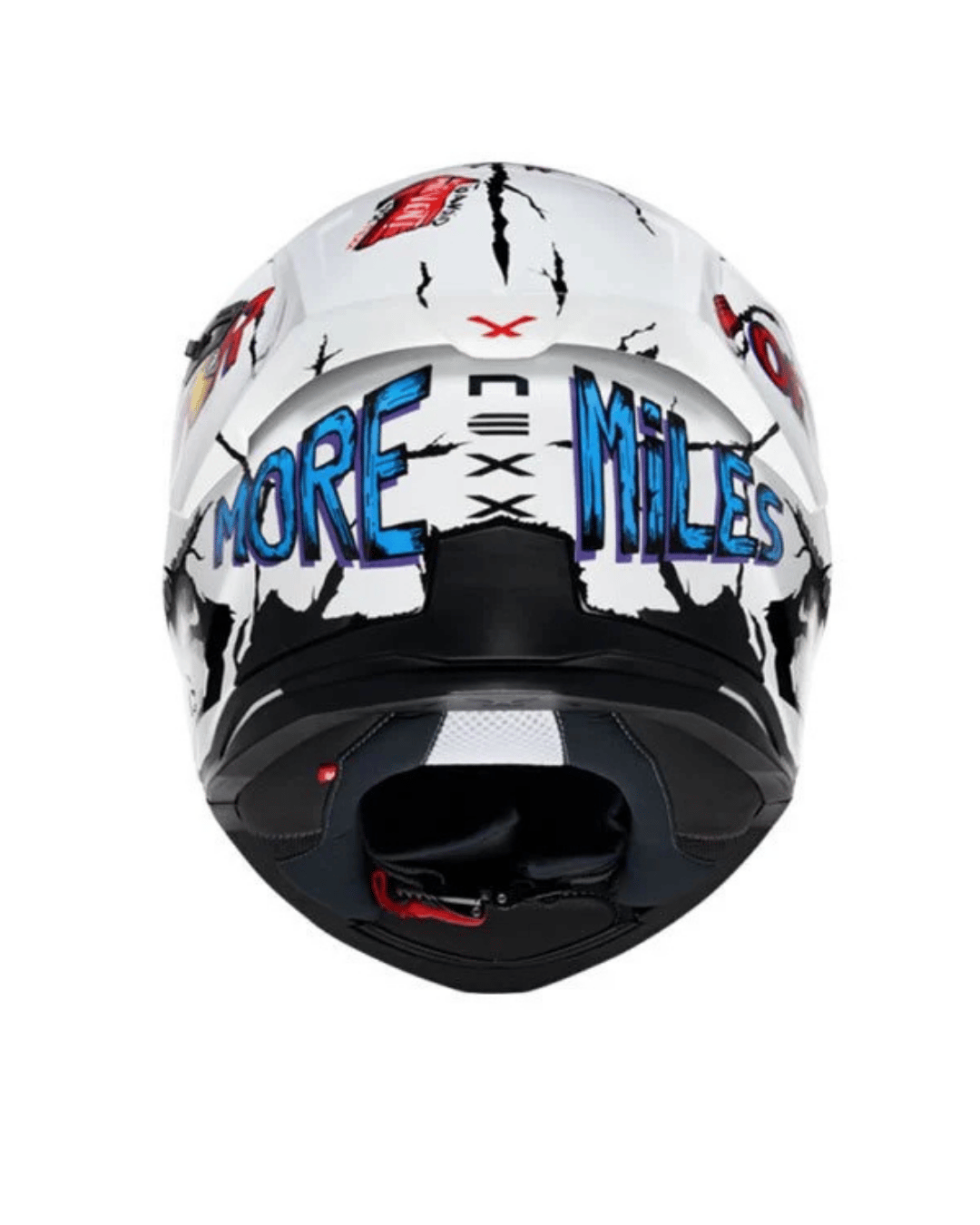 NEXX SX.100R Hungry Miles Kapalı Kask Beyaz