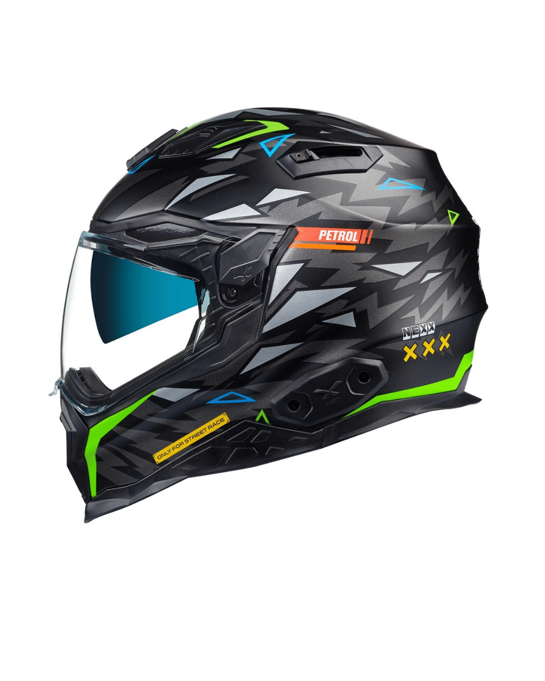 NEXX X.WST 2 Rockcity Mat Siyah-Neon Sarı Kask