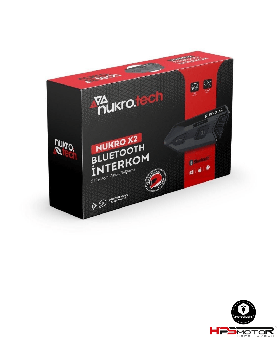 Nukrotech Nukro X2 Bluetooth İnterkom Seti