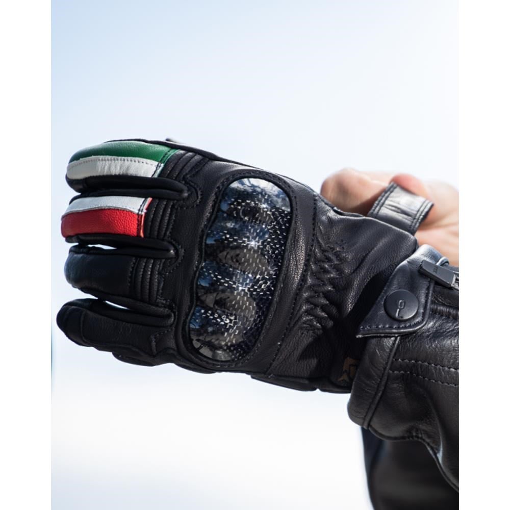 OJ FIGHTER 1.8 İTALYAN TARZI KORUMALI KISA MOTOSİKLET DERİ ELDİVEN 2XL EN 13594