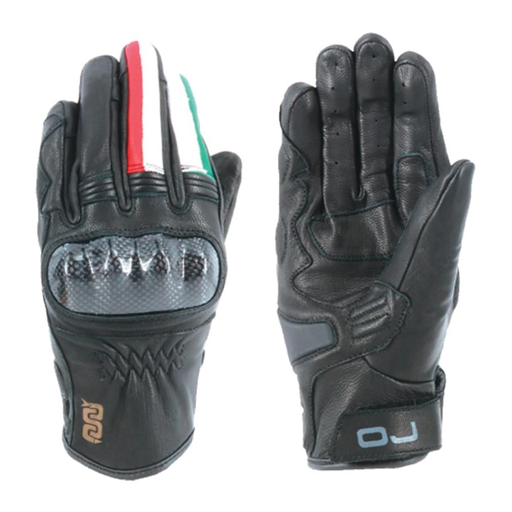 OJ FIGHTER 1.8 İTALYAN TARZI KORUMALI KISA MOTOSİKLET DERİ ELDİVEN 2XL EN 13594