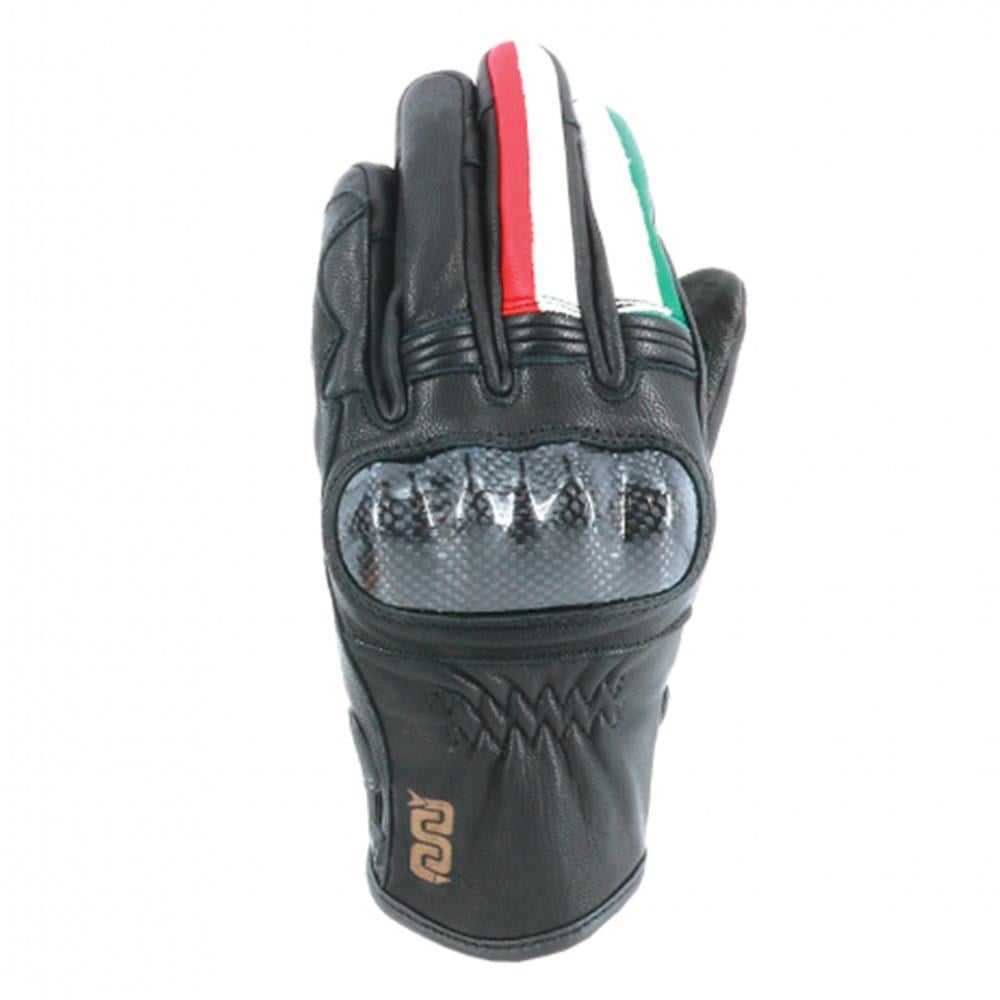 OJ FIGHTER 1.8 İTALYAN TARZI KORUMALI KISA MOTOSİKLET DERİ ELDİVEN 2XL EN 13594
