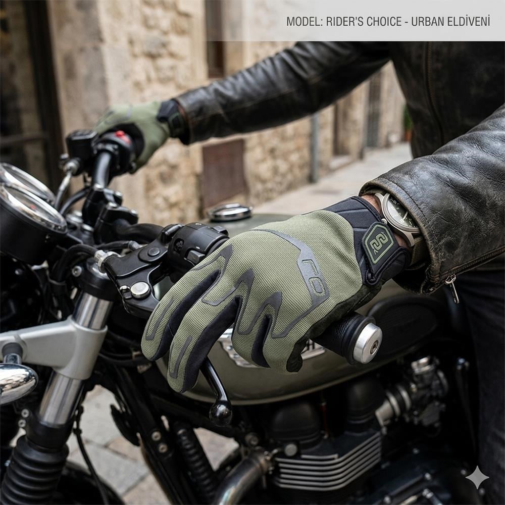 OJ Grip Yazlık Motosiklet Eldiveni S Yeşil EN 13594 Sertifikalı