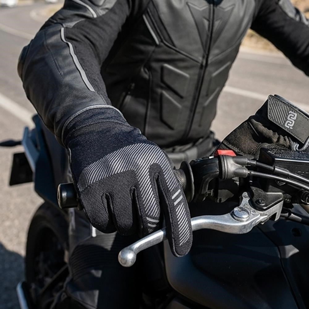 OJ Minimal Yazlık Motosiklet Eldiveni EN 13594 Sertifikalı Siyah XL