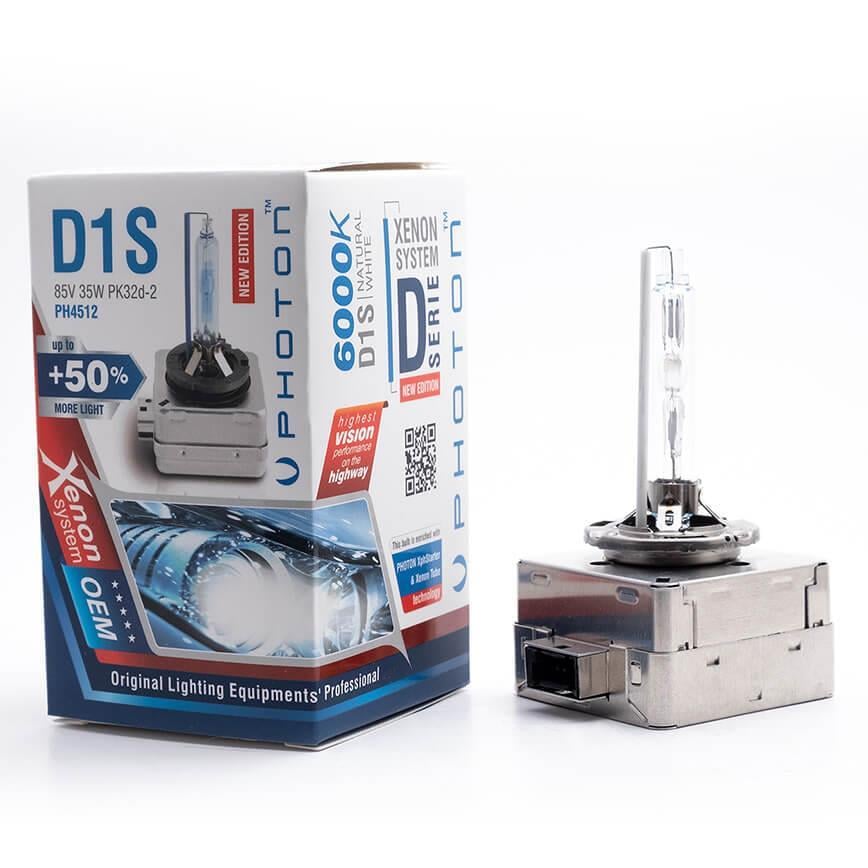Photon D1S 6000K + % 50 FAZLA IŞIK D SERİSİ XENON AMPÜL PH4512