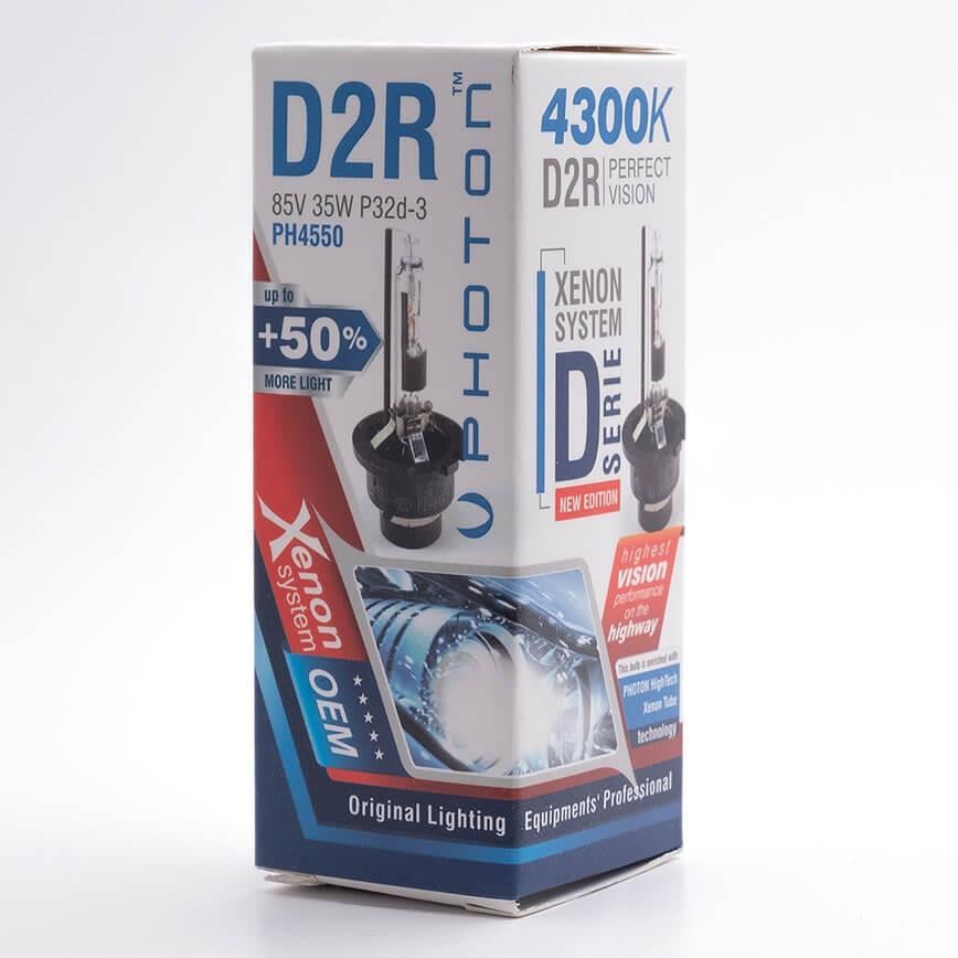 Photon D2R 4300K +%50 FAZLA IŞIK D SERİSİ XENON AMPÜL PH4550