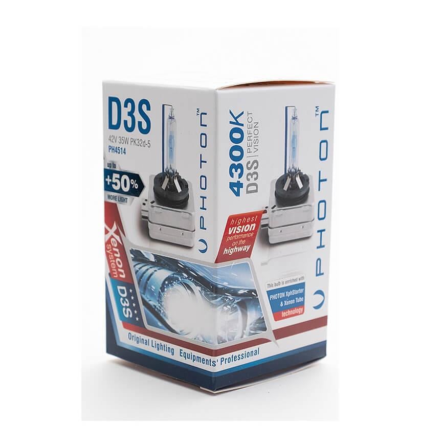 Photon D3S 4300K + %50 FAZLA IŞIK D SERİSİ XENON AMPÜL PH4514