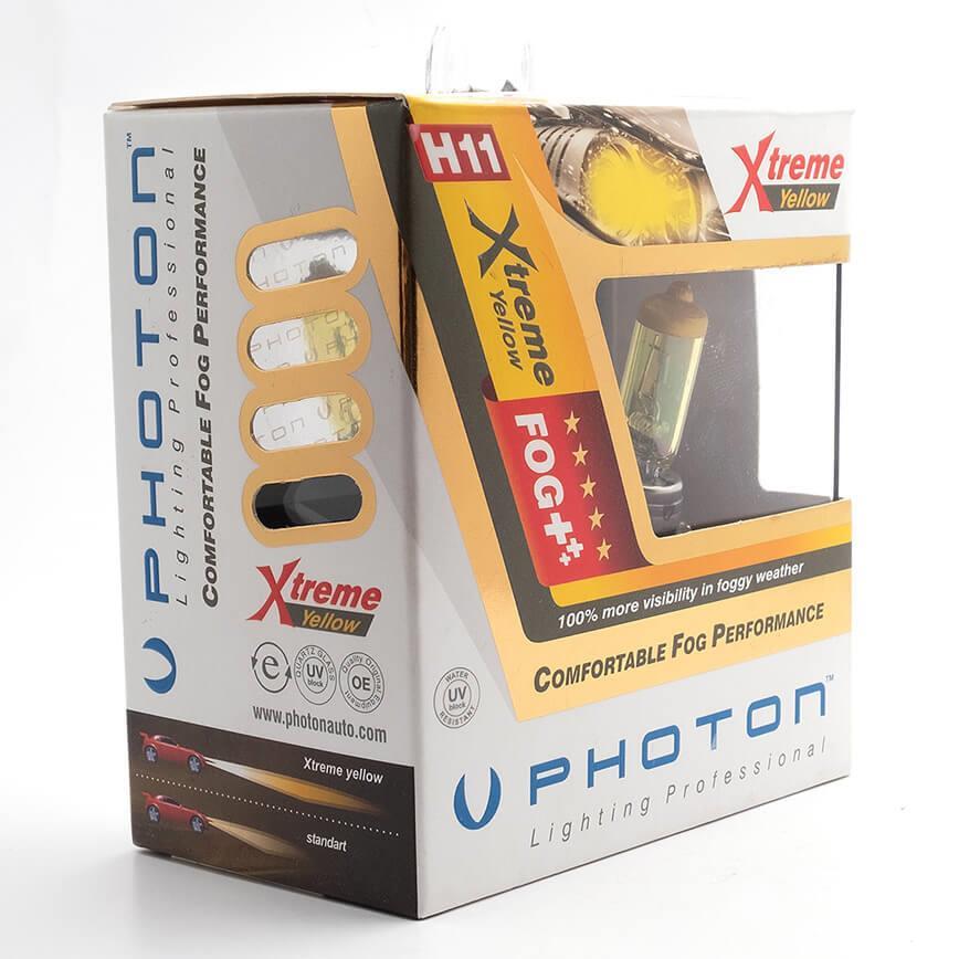 PHOTON H11 12V 55W XTREME YELLOW  SET (SARI IŞIK) PH5511 XY