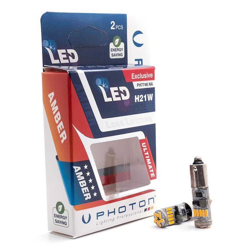 PHOTON H21W 12V EXCLUSIVE AMBER CANBUS LED PH7746 NA