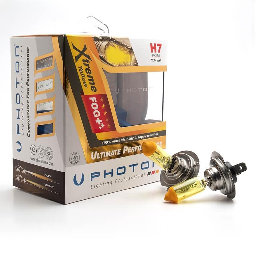 PHOTON H7 12V 55W XTREME YELLOW  SET (SARI IŞIK) PH5507 XY
