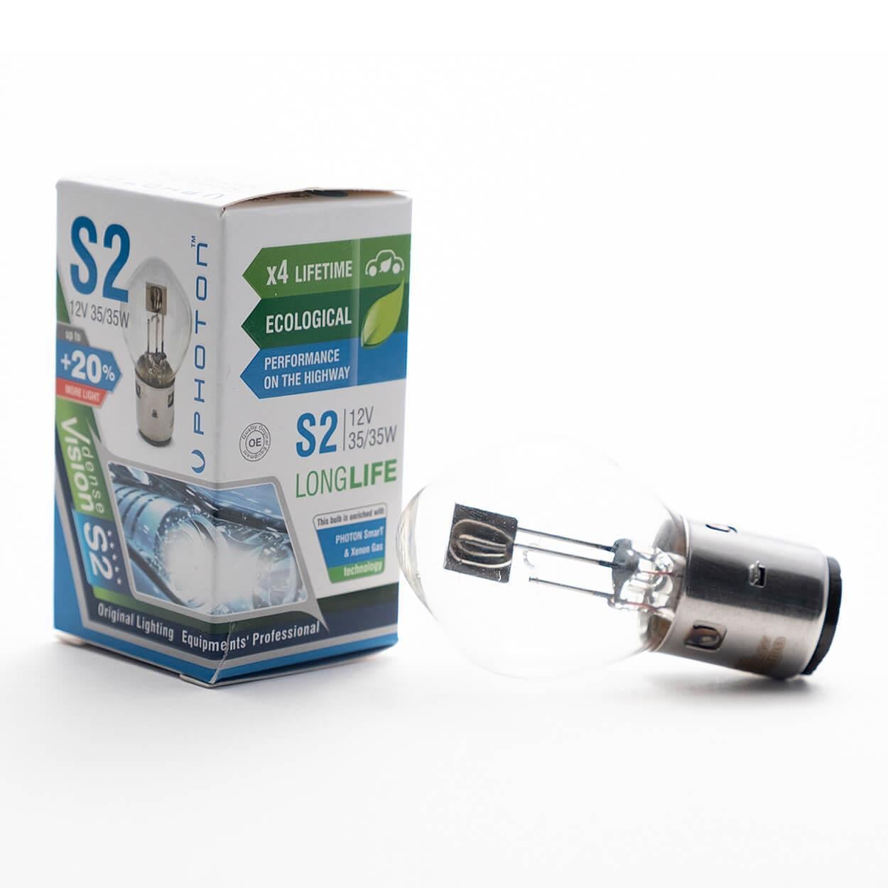 PHOTON S2 12V 35W BOSCH TİPİ MOPED FAR AMPUL PH5502 LL