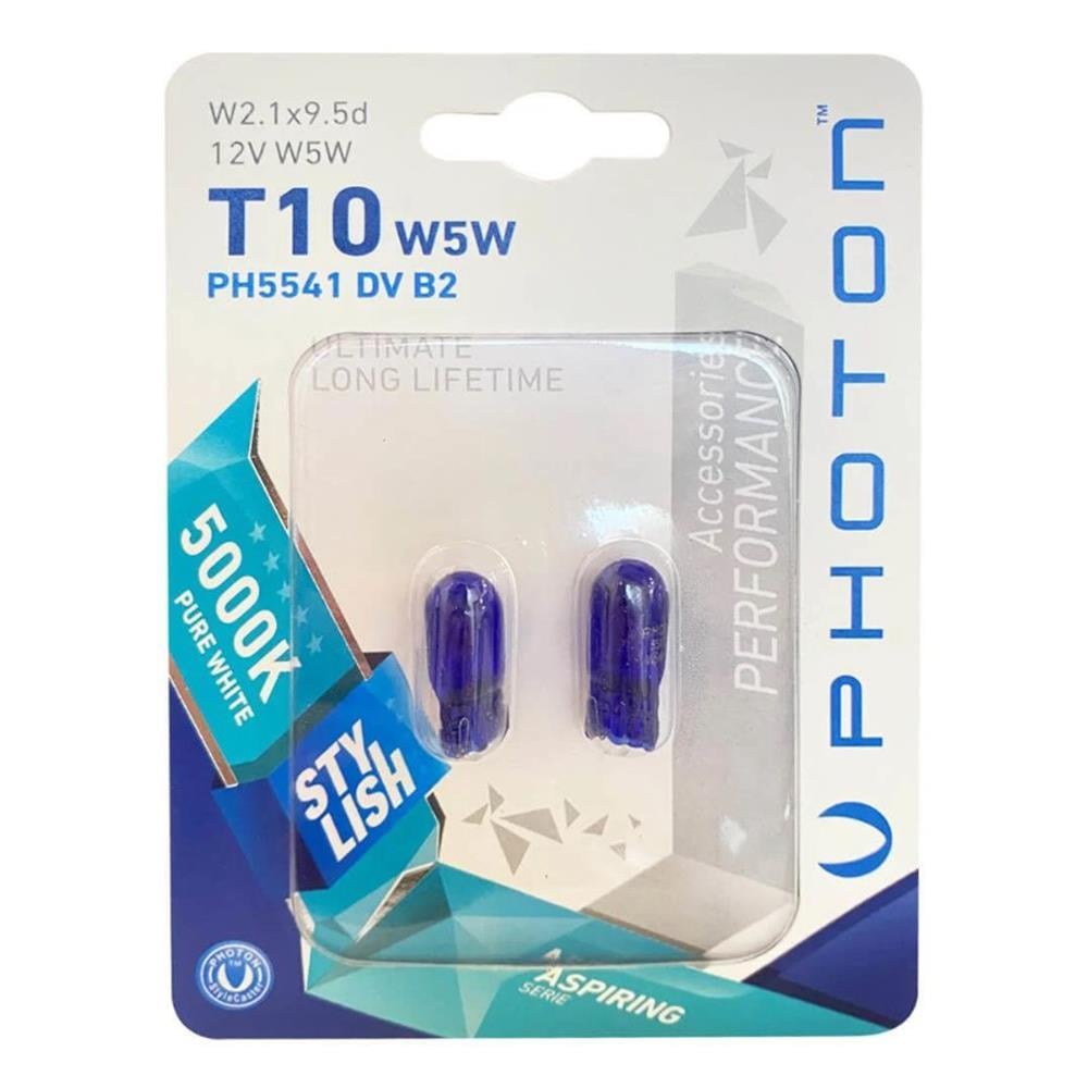 Photon T10 W5W 12V XEN VISION BLISTER (2'Lİ) PH5541 DV B2