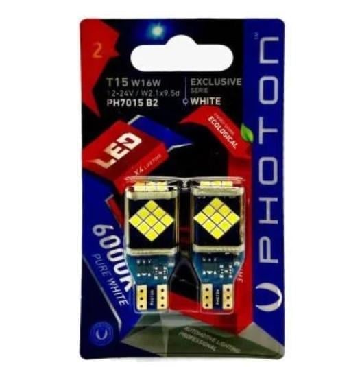 Photon T15 W16W 12-24V 24 LED EXCLUSIVE SERIE (2'Lİ BLİSTER) PH7015 B2