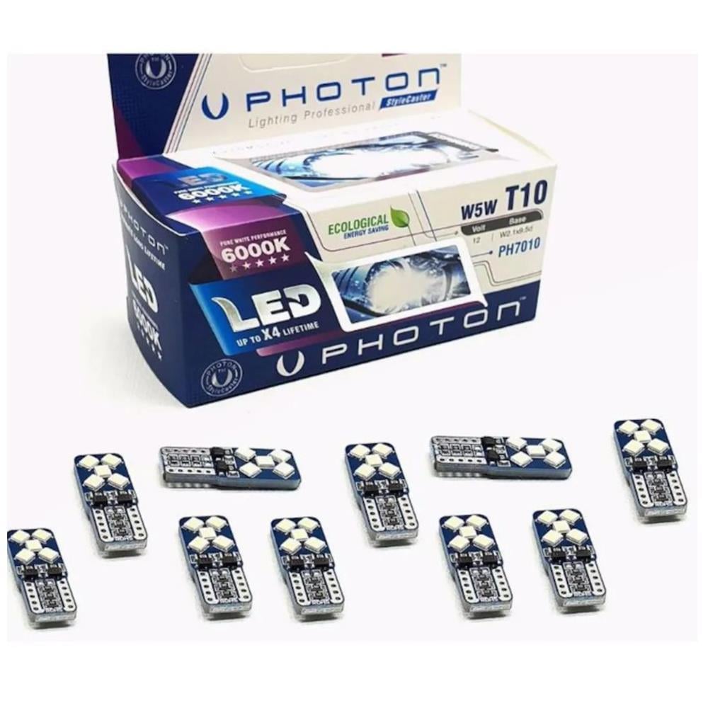 PHOTON W5W T10 12V CANBUS LED (10lu paket) PH7010