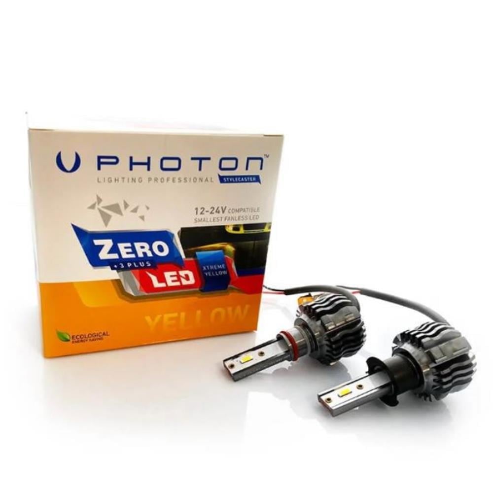 PHOTON ZERO H3 12V XTREME YELLOW +3 PLUS FANSIZ LED 12V-24V ZR3723 XY