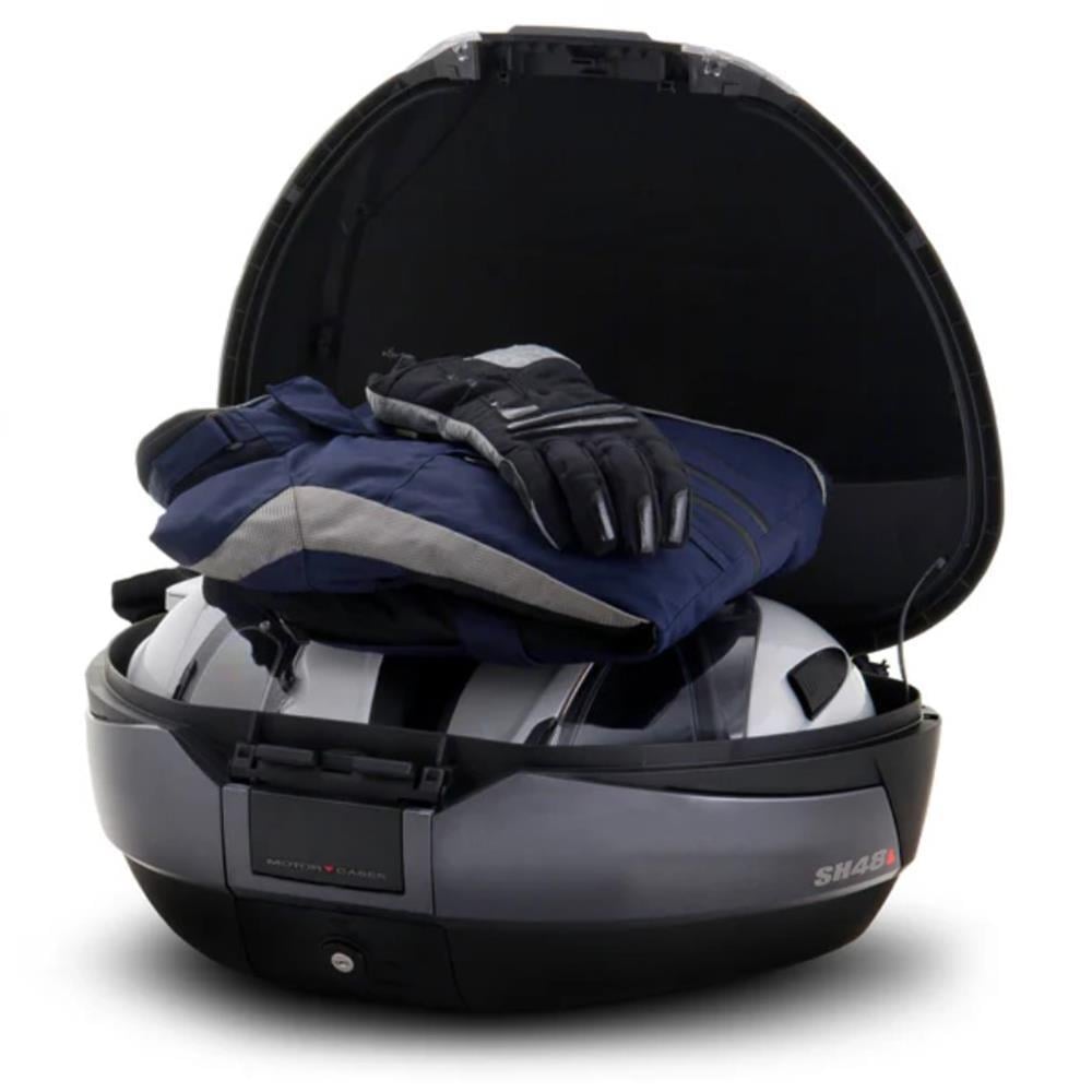 SHAD SH48 Motosiklet Arka Çanta Topcase Siyah 48 Litre