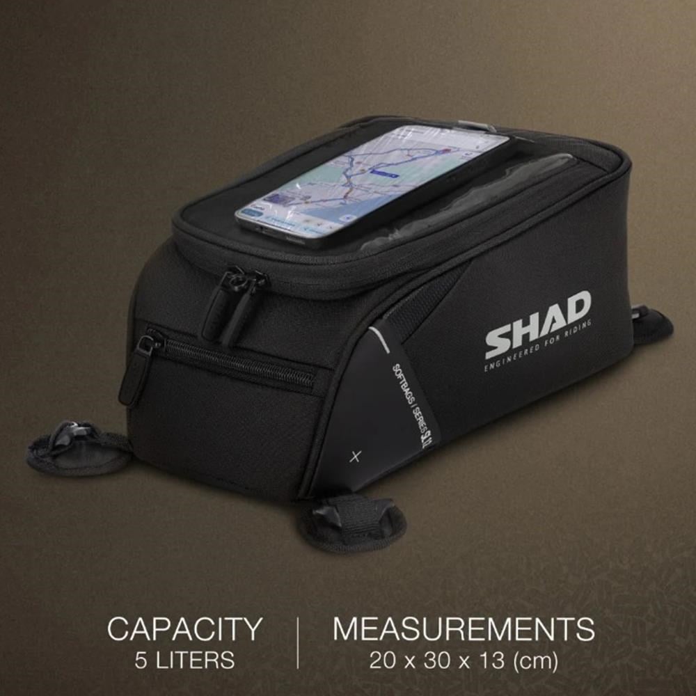 SHAD SL12M Mıknatıslı Depo Üstü Çanta 5 Litre X0SL121M