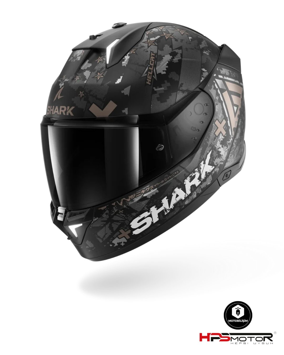 Shark İ3 Hellcat Kapalı Kask Kua