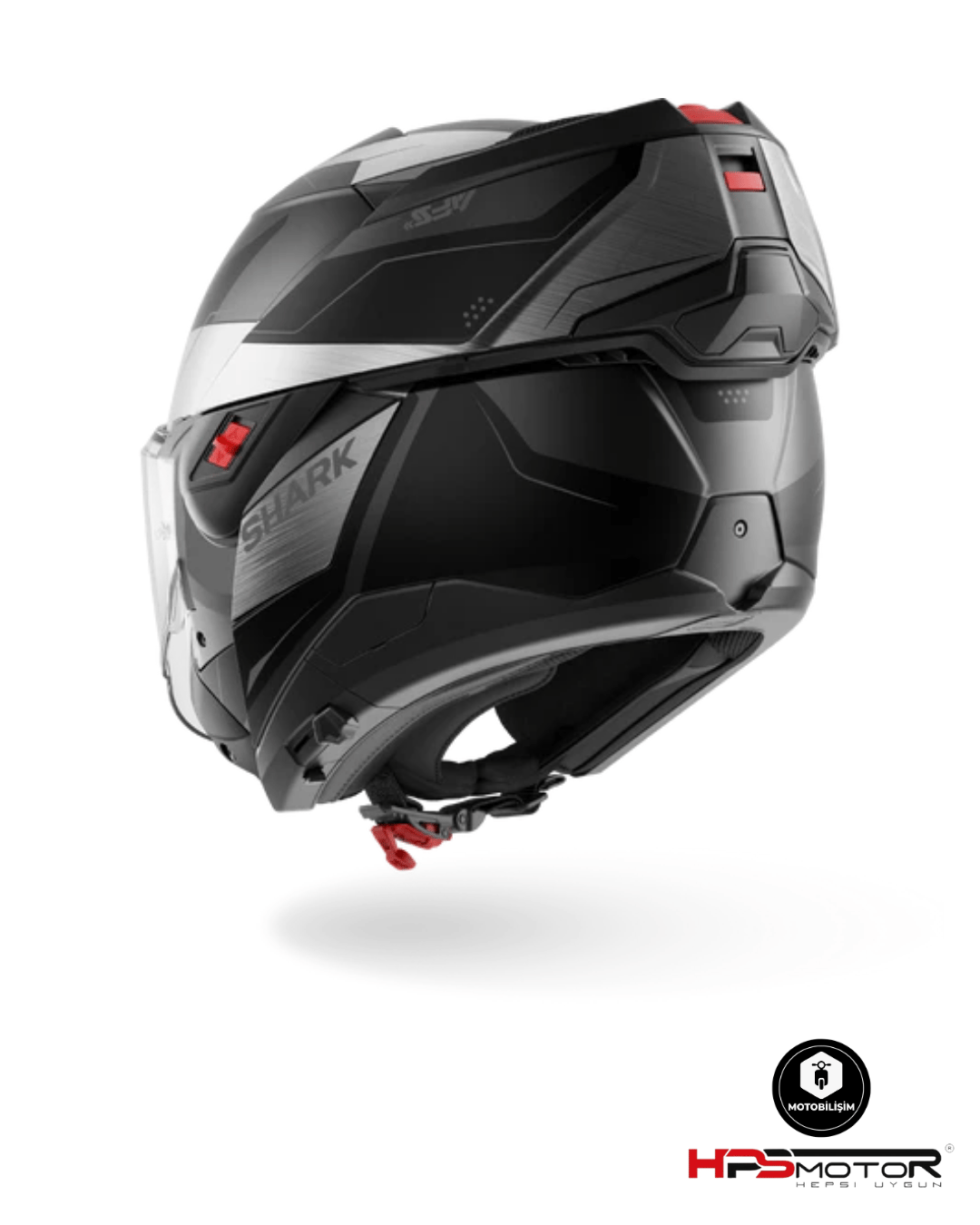Shark Oxo Mekarıum Mat Çene Açılır Kask AUK