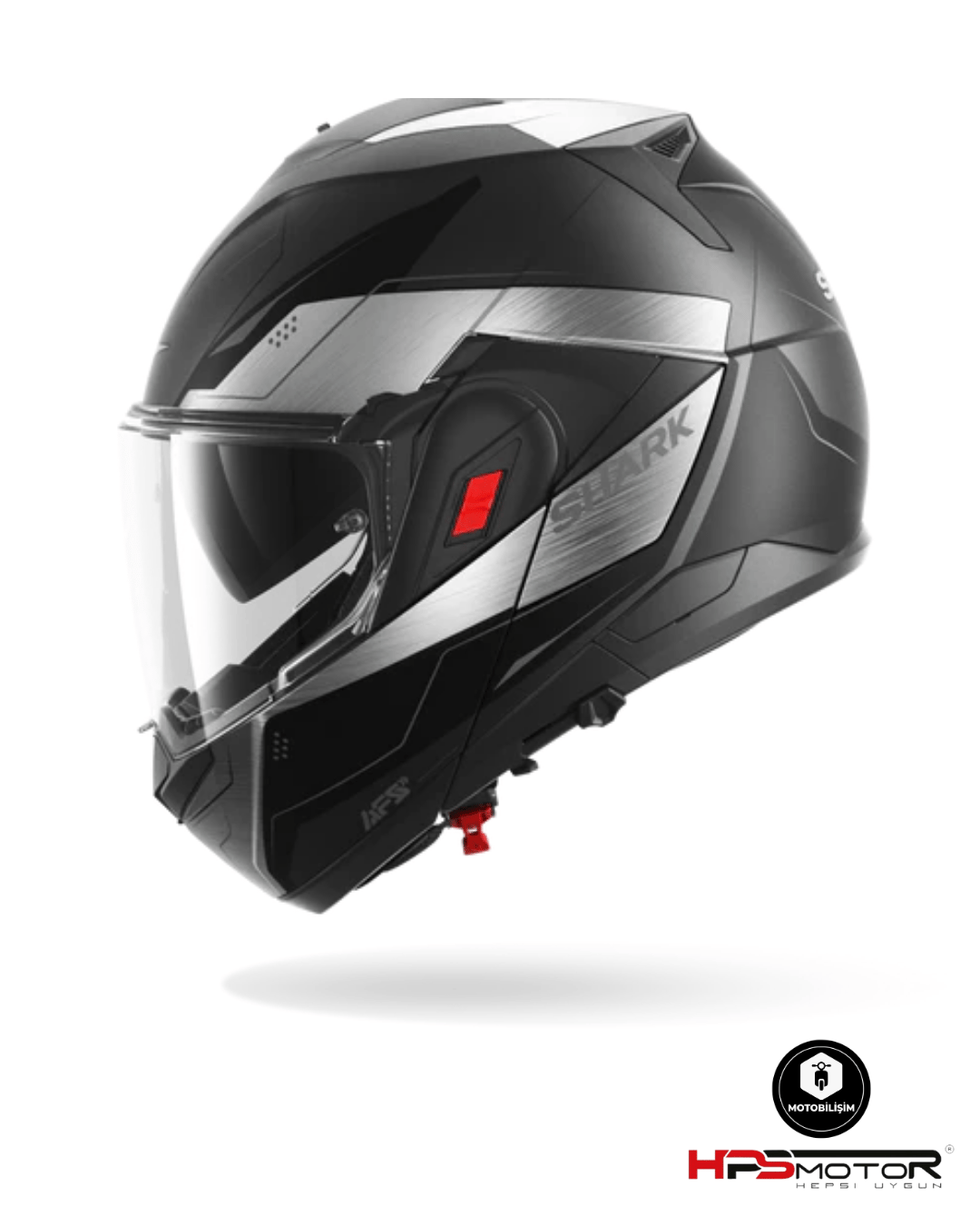 Shark Oxo Mekarıum Mat Çene Açılır Kask AUK