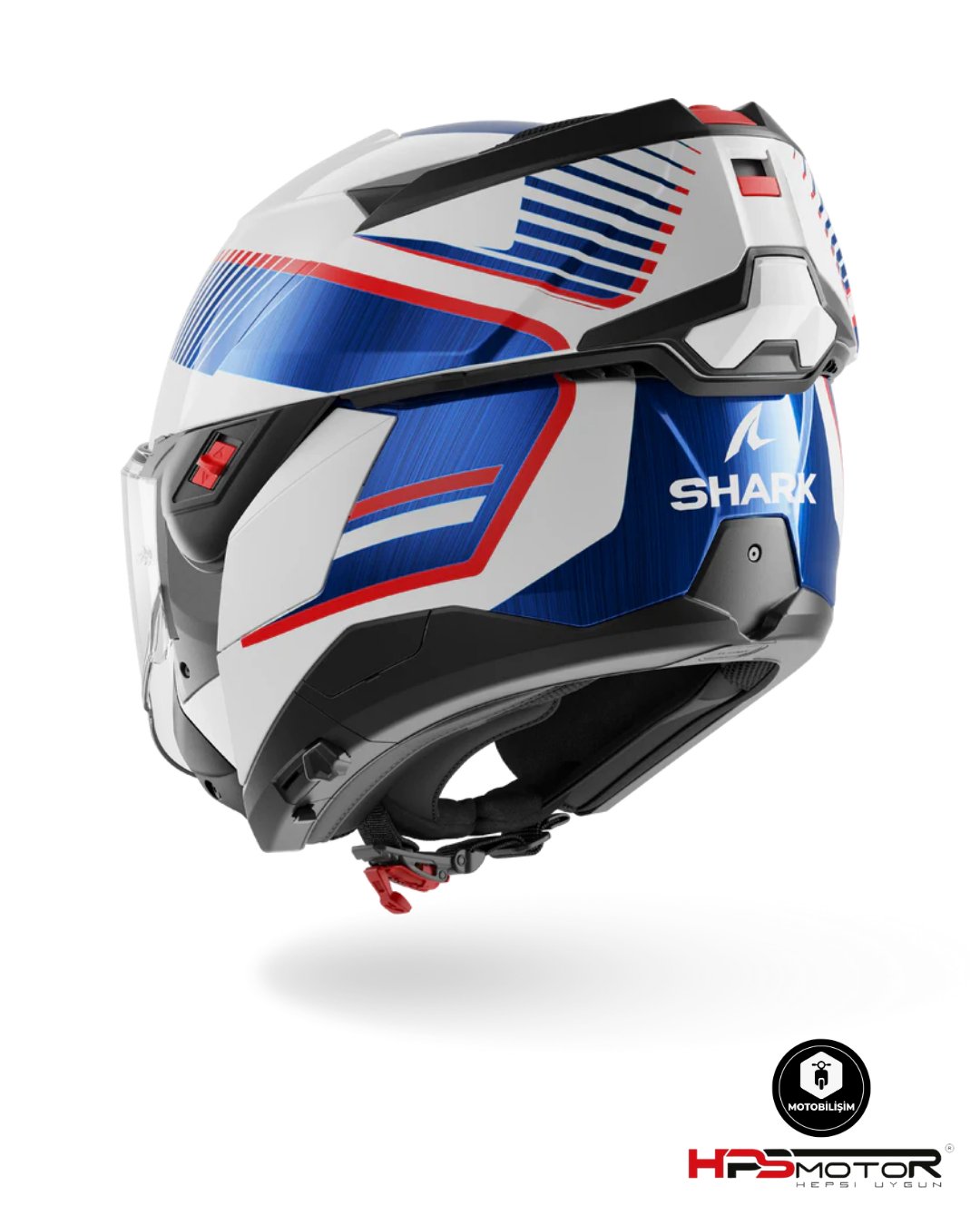 Shark Oxo Sıkter Çene Açılır Kask Beyaz