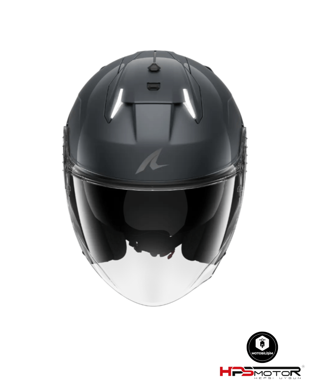 Shark Skwal İ3 Jet Dark Shadow Mat Siyah Kask Kma
