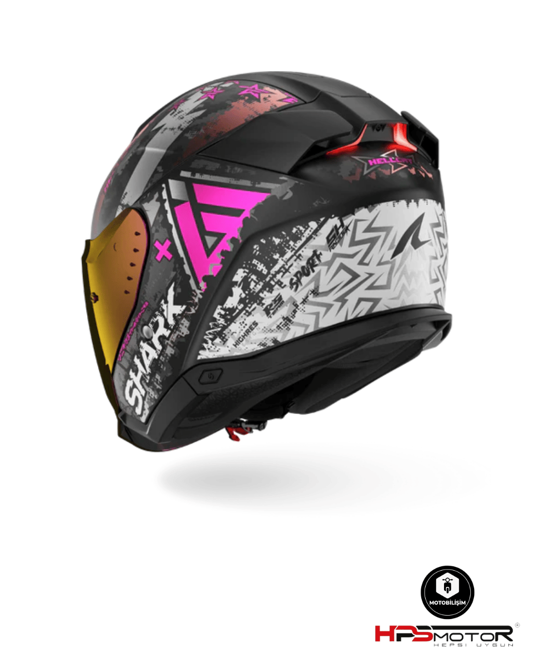 Shark Skwal i3 Jet Hellcat Açık Kask KUV