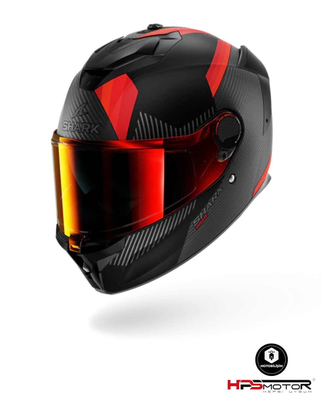 Shark Spartan Gt Pro Dokhta Mat Carbon Kapalı Kask DOA