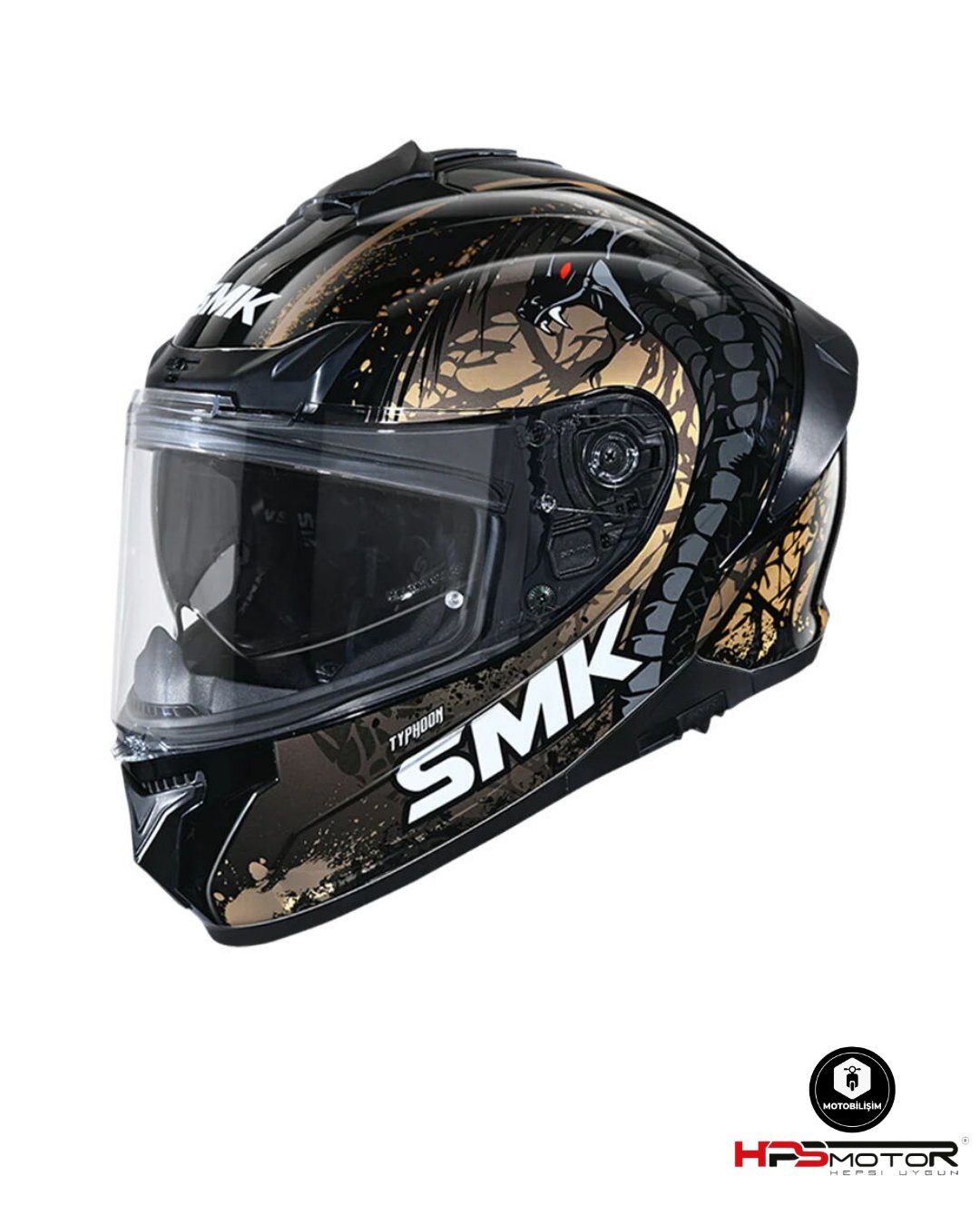 Smk Typhoon Reptile Kapalı Kask