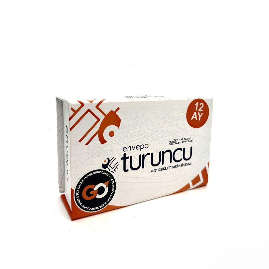 Turuncu Go Kablosuz Motosiklet Takip Cihazı (12 Ay)