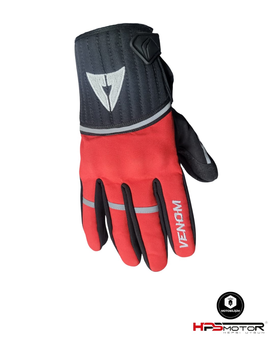 Venom 9015 Softshell Korumalı Eldiven Kırmızı