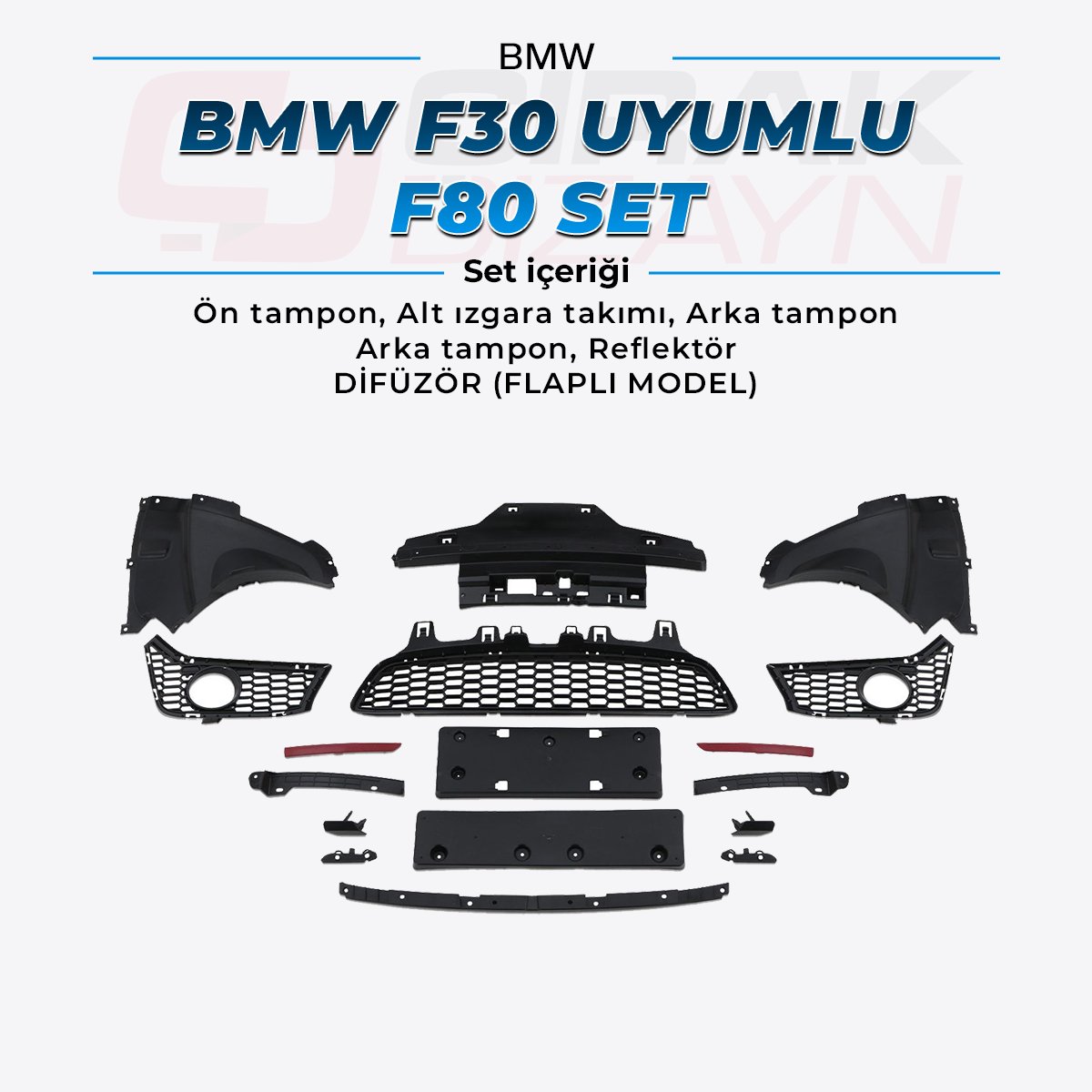 BMWBMW F30 Uyumlu F80 Görünüm SetiF30