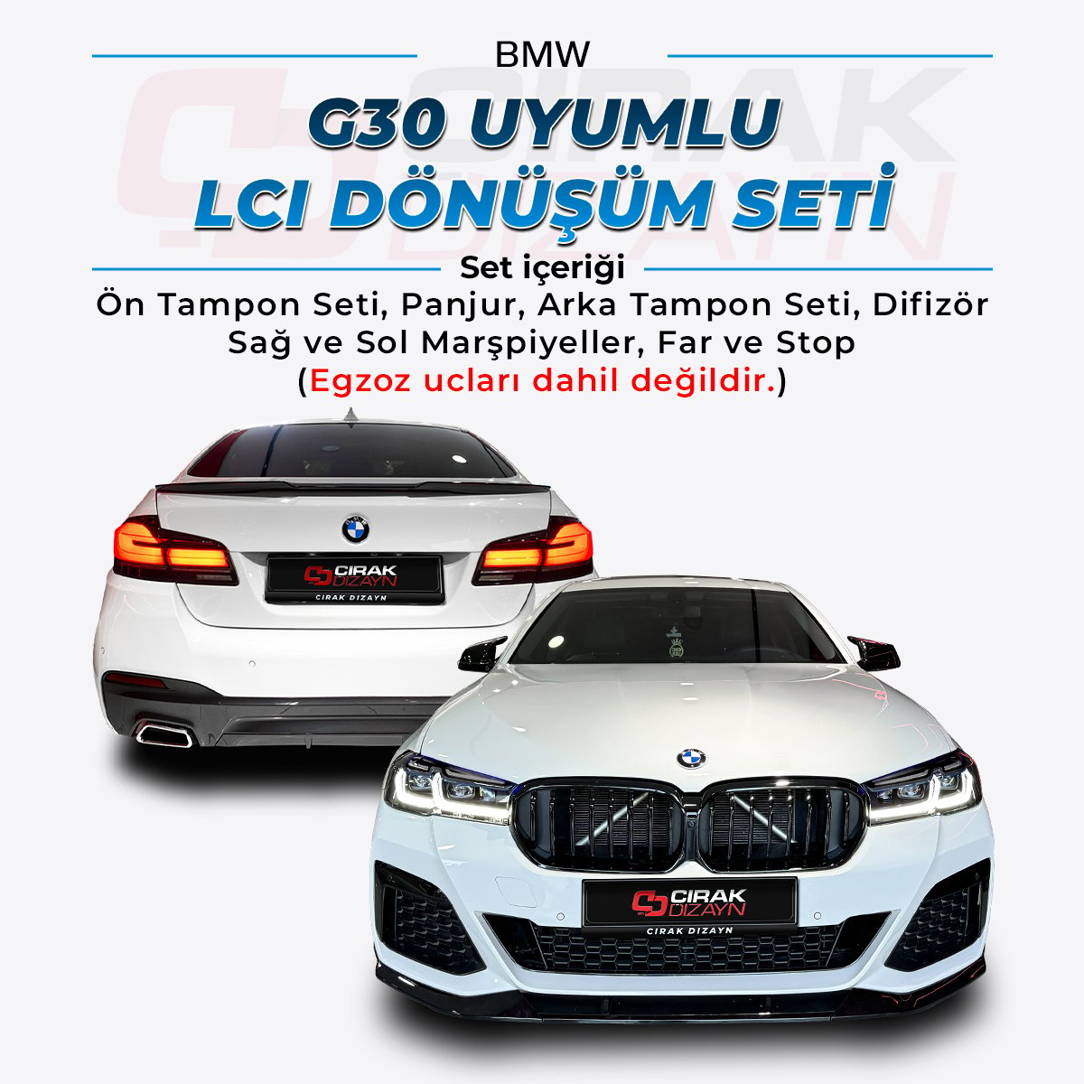 BMWBmw G30 Uyumlu Makyajlama Seti | Siyah FarG30