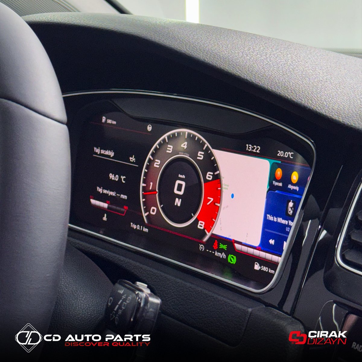 Golf 7 Uyumlu Hayalet Ekran