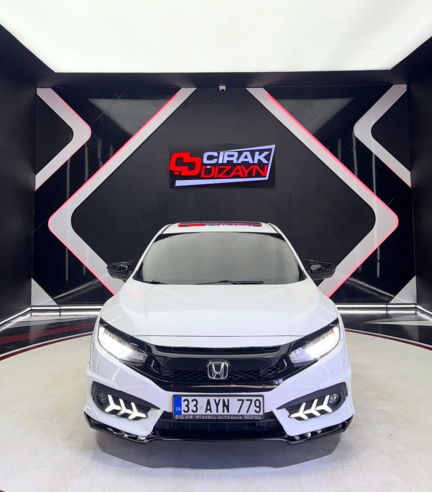 HondaHonda FC5 Ön Tampon Uyumlu Turbo Ön EkFC5 Tampon ekleri