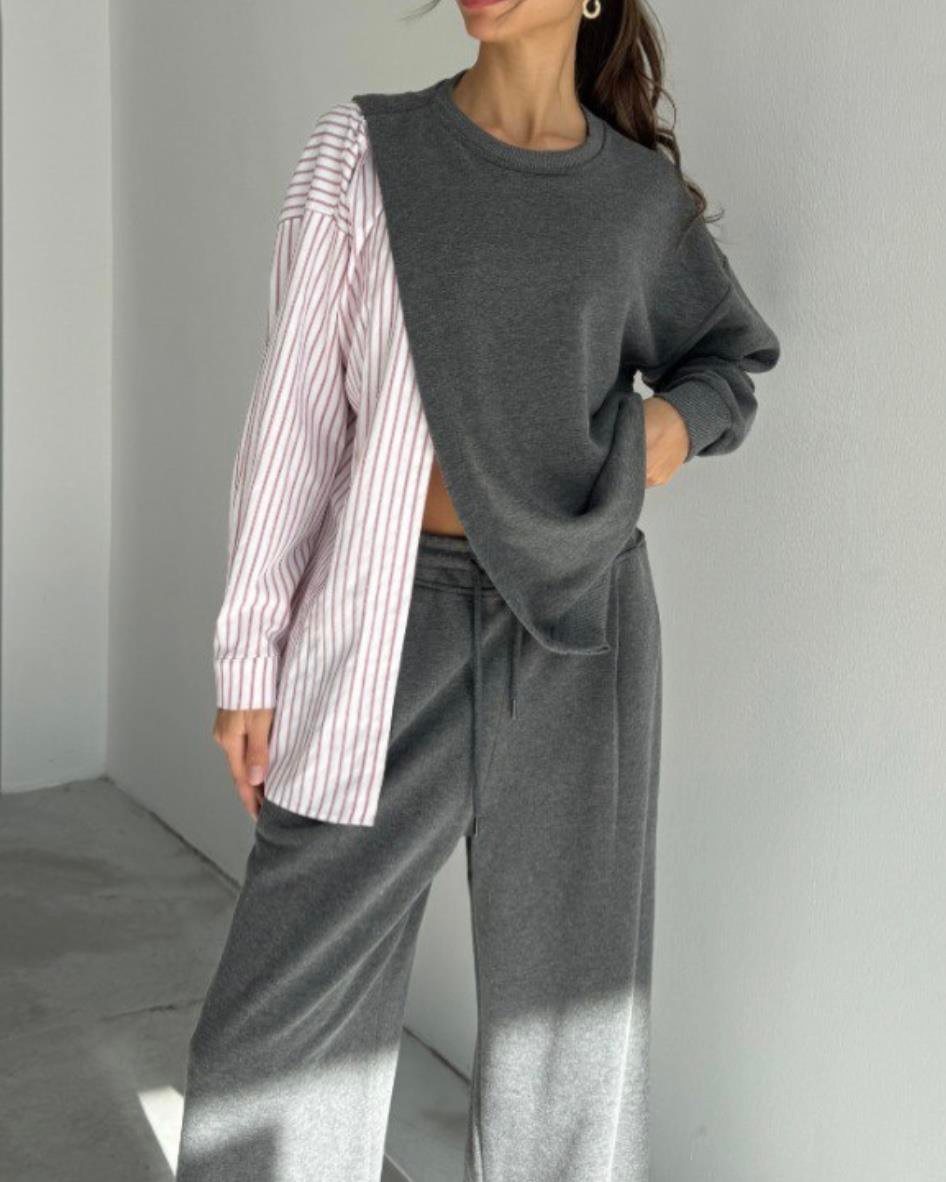 ÇİZGİLİ GÖMLEK SWEAT