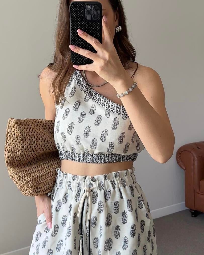 KETEN TEK OMUZ CROP