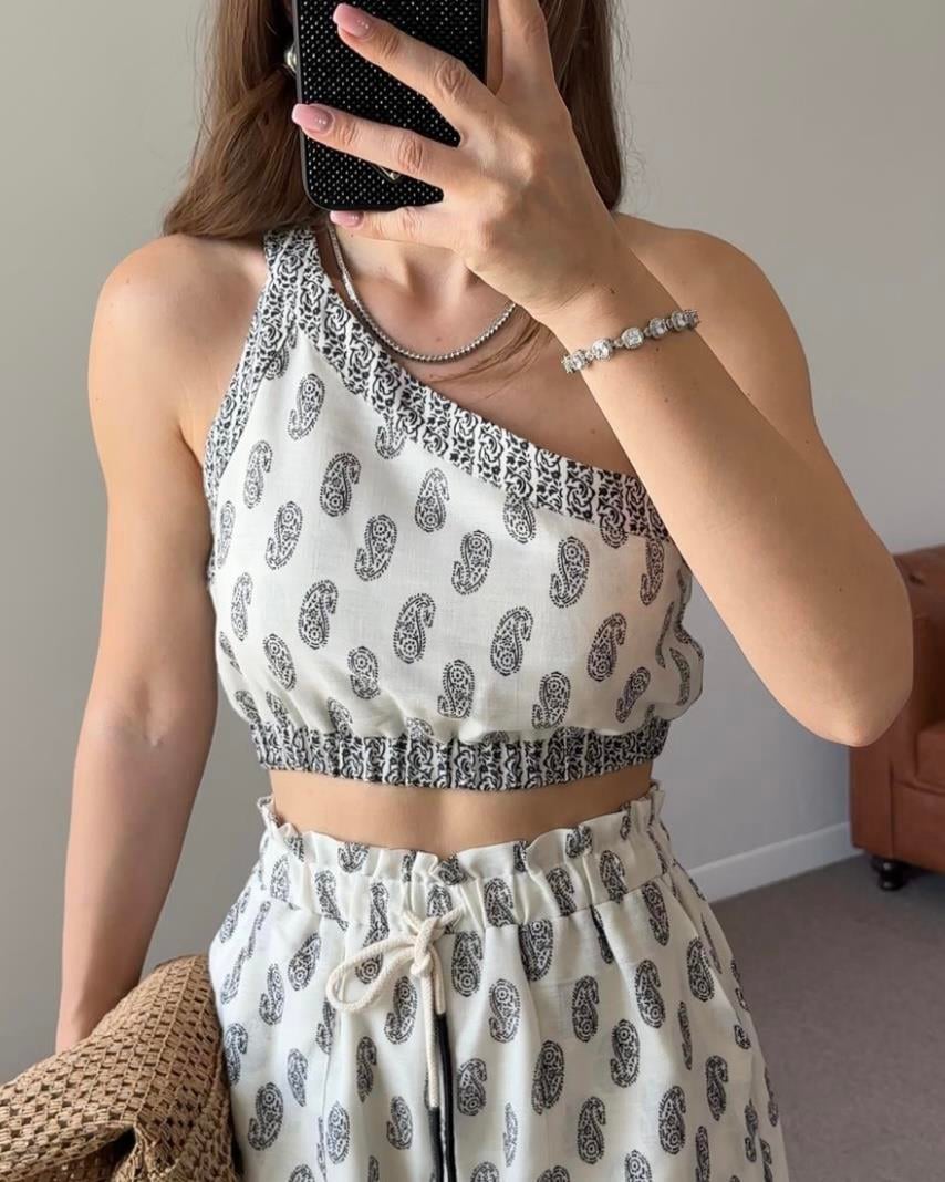 KETEN TEK OMUZ CROP