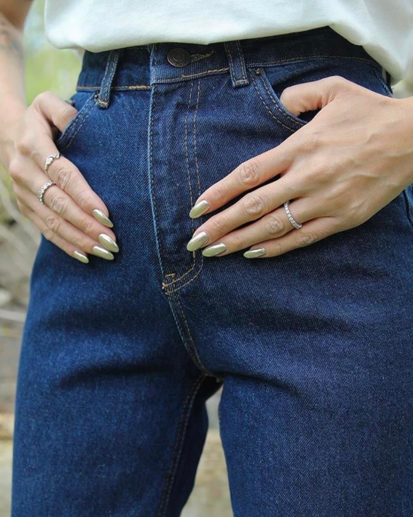 KOYU RENK MOM JEAN 