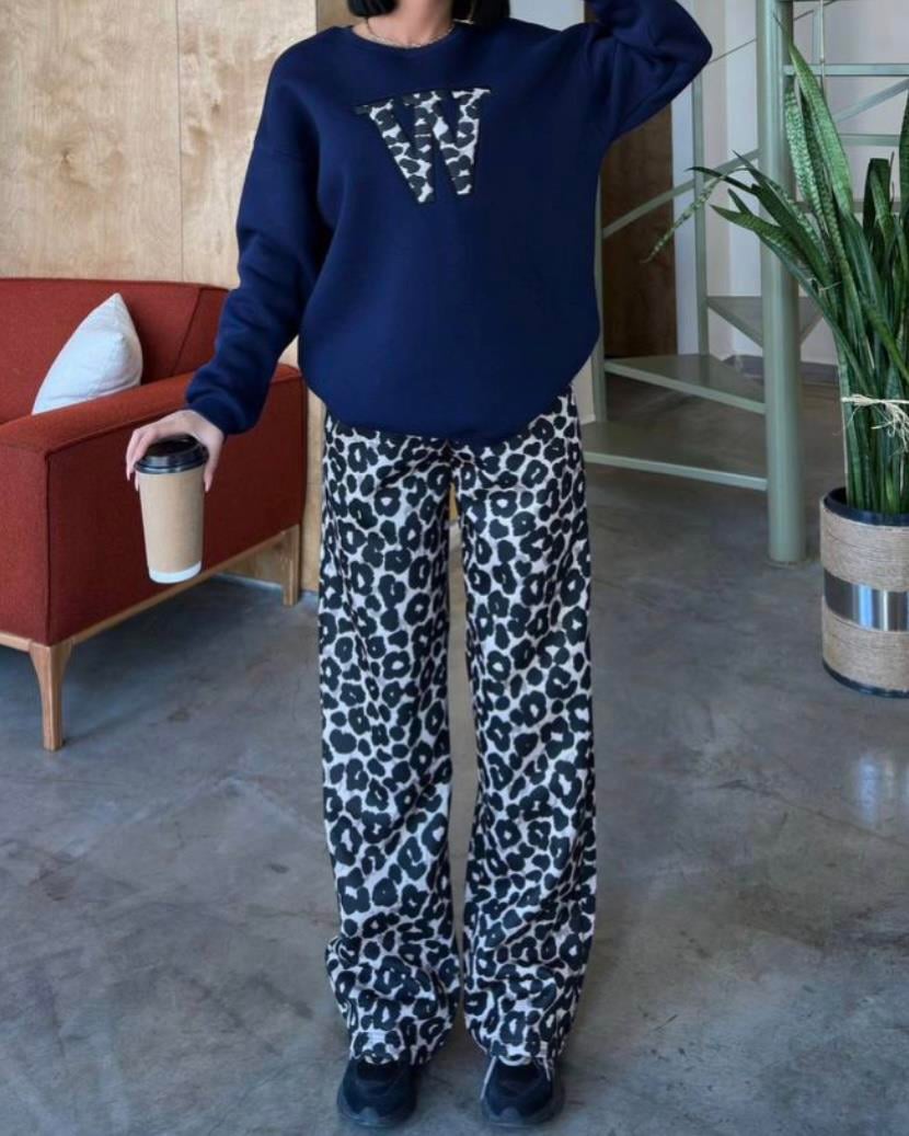 LEOPAR PANTOLONLU TAKIM