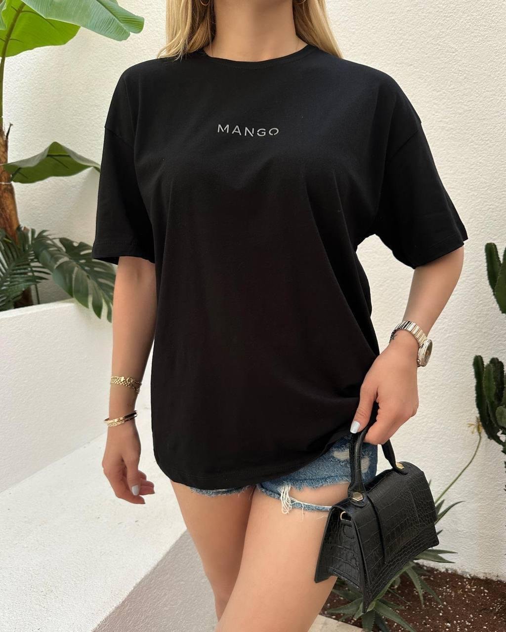 MNG OVERSİZE BASKILI TİŞÖRT 