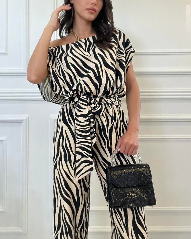 SATEN ZEBRA DESEN TULUM