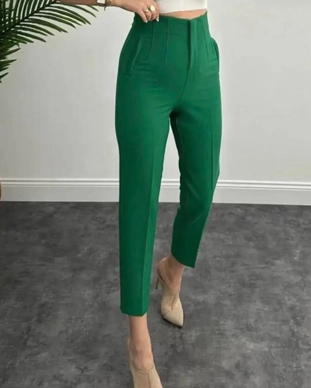 ZRA MODEL HAVUÇ KUMAŞ PANTOLON