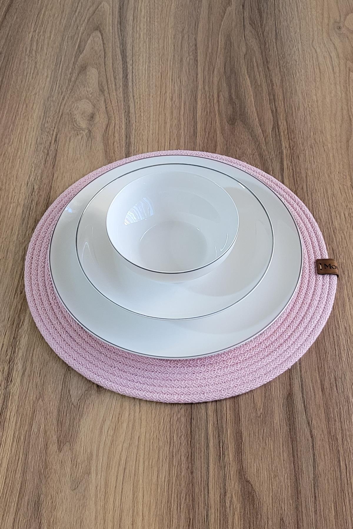 Monovia 33 cm Amerikan Servisi Pembe