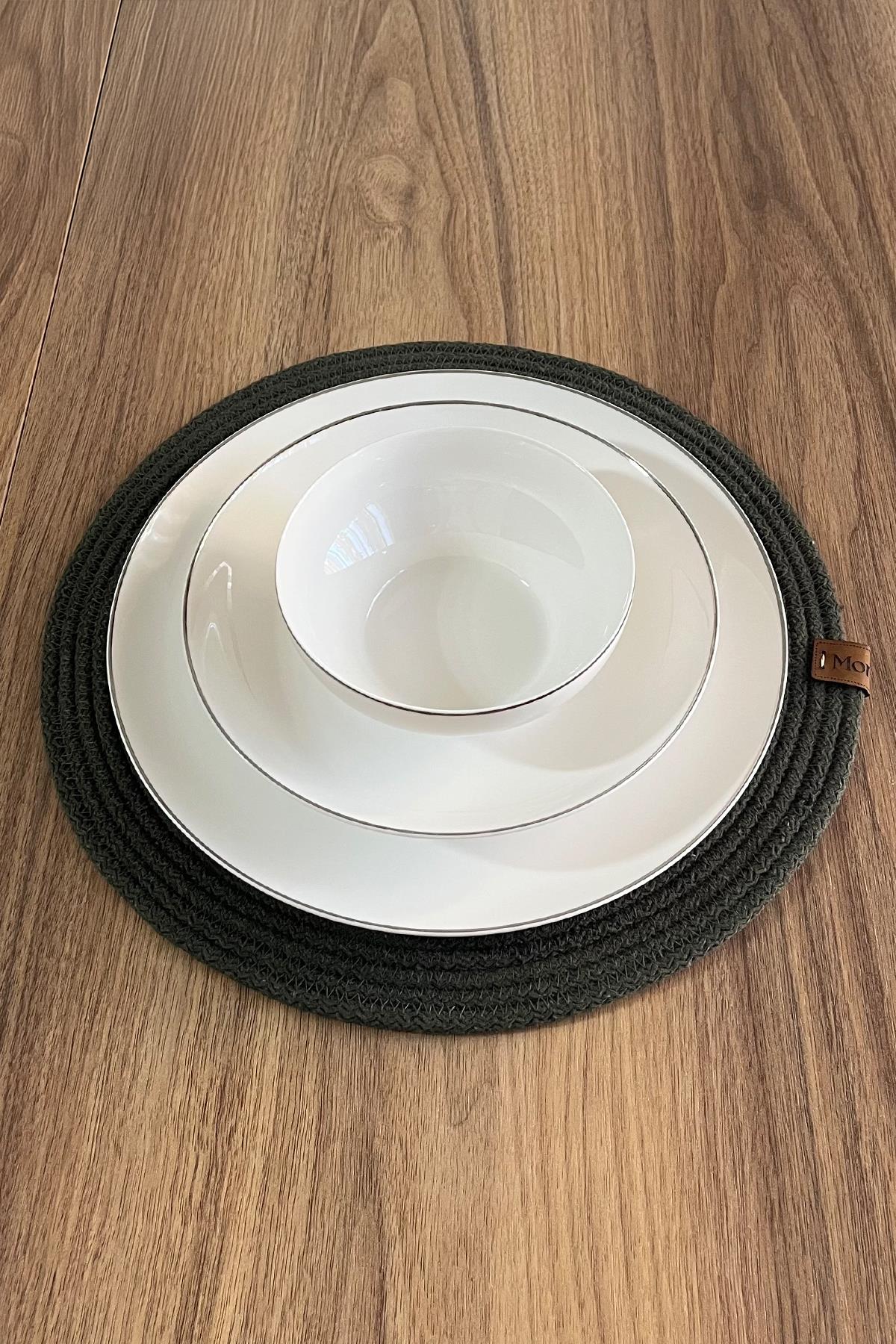 Monovia 33 cm Amerikan Servisi Yeşil