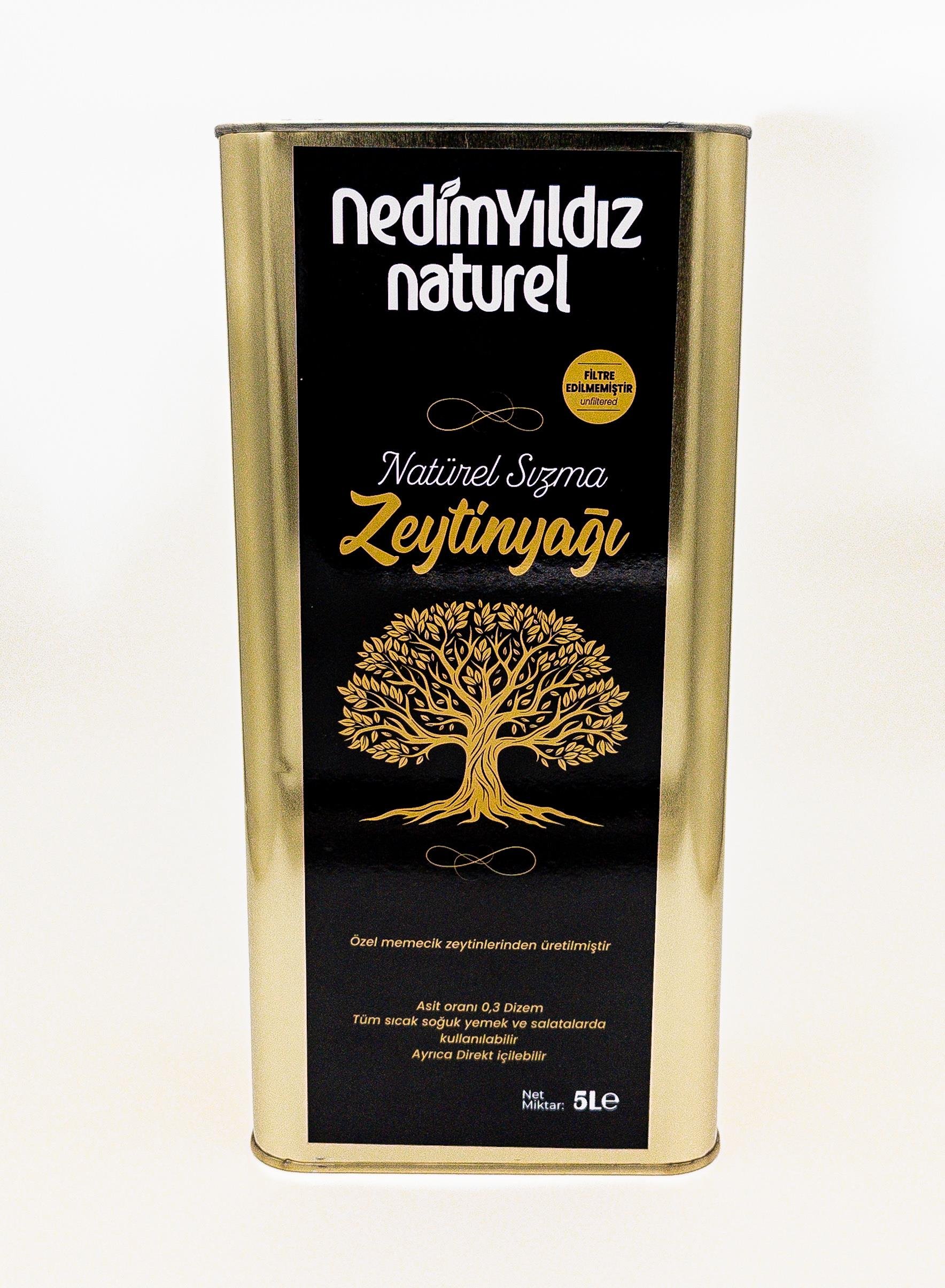 5 kg 0,3 Dizem Natural Sızma Zeytinyağı