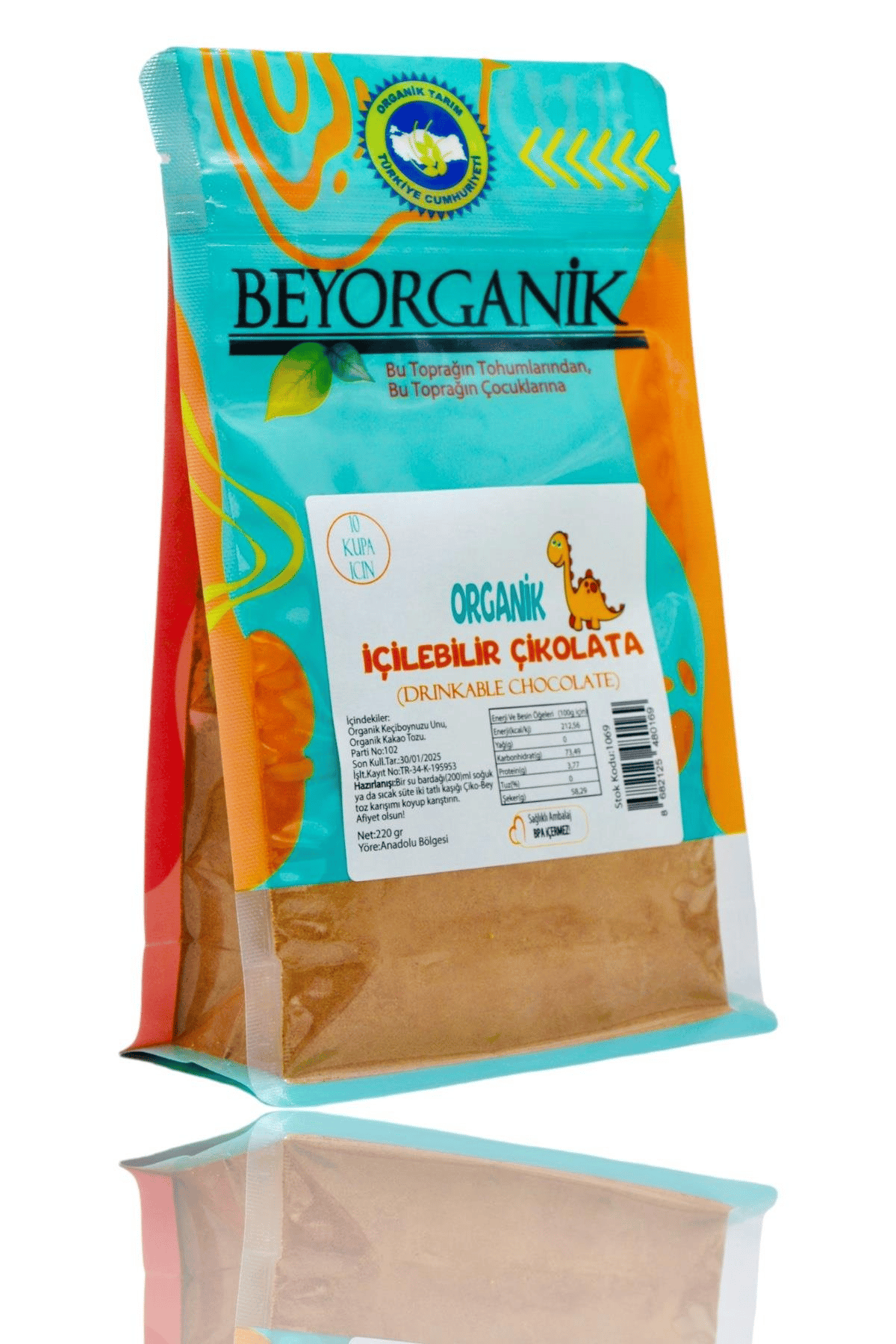 Beyorganik Organik Çiko-Bey & İçilebilir Çikolata 220 gr 